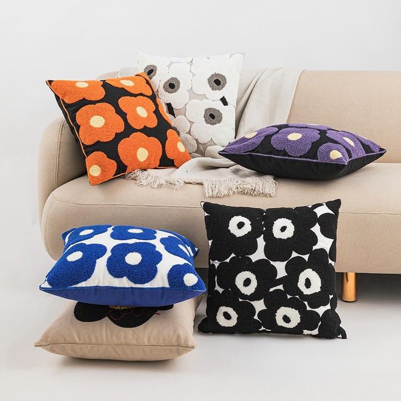 Whimsical Sunflower Throw Pillowcase – Cute Decorative Cushion Cover