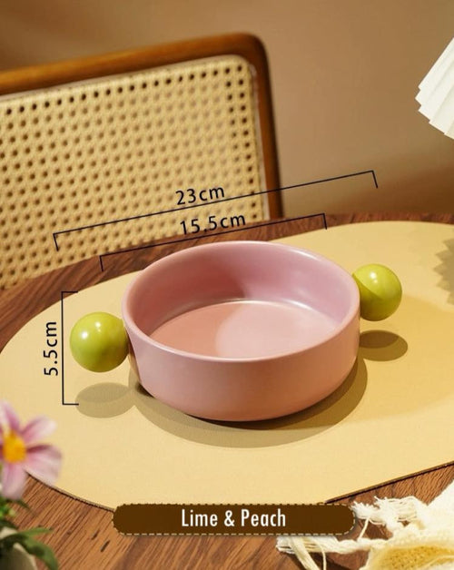 Gelato Ceramic Pasta Bowl – Whimsical Dopamine Dinnerware