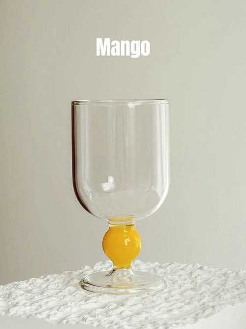 Gumballs Wine Glass Set – Eclectic Whimsical Colored Cocktail Glasses