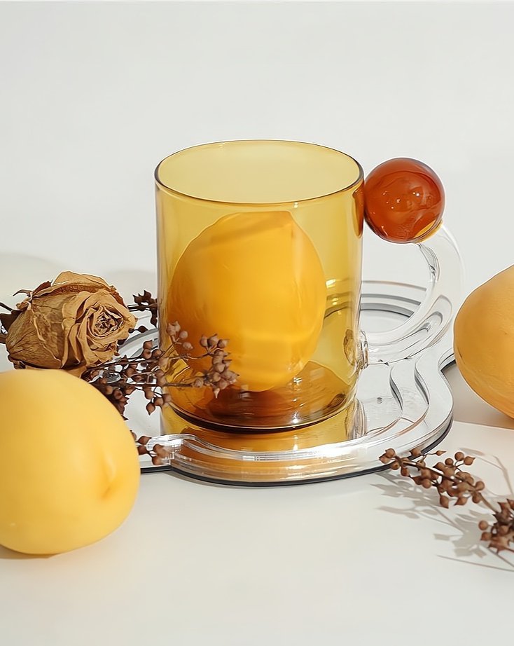 Handblown Lollipop Mugs – Whimsical Dopamine Glass Drinkware