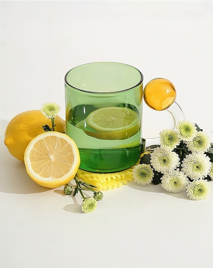 Handblown Lollipop Mugs – Whimsical Dopamine Glass Drinkware