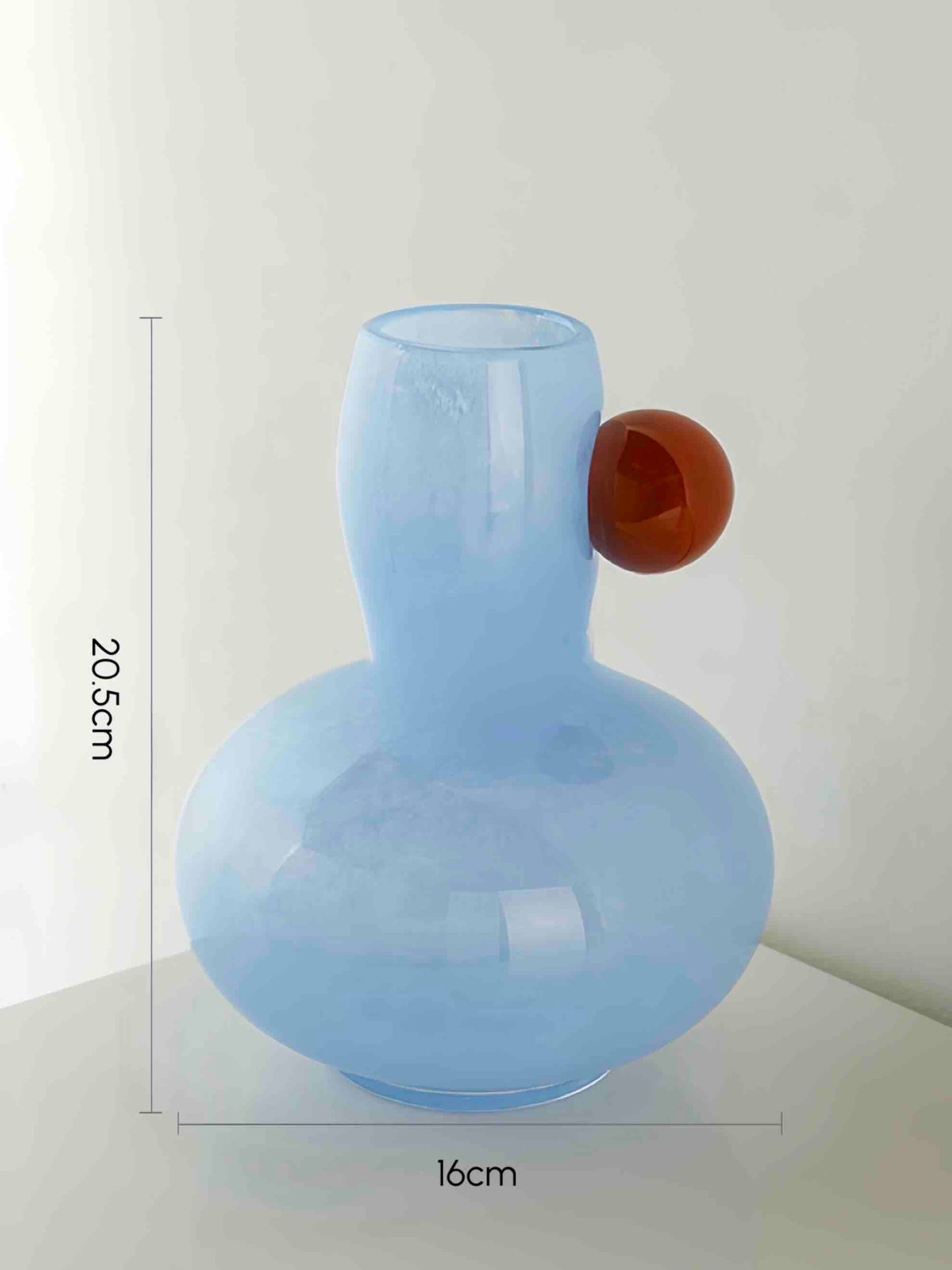 Jelly Bean Bud Vase – Handblown Dopamine Glass Centerpiece