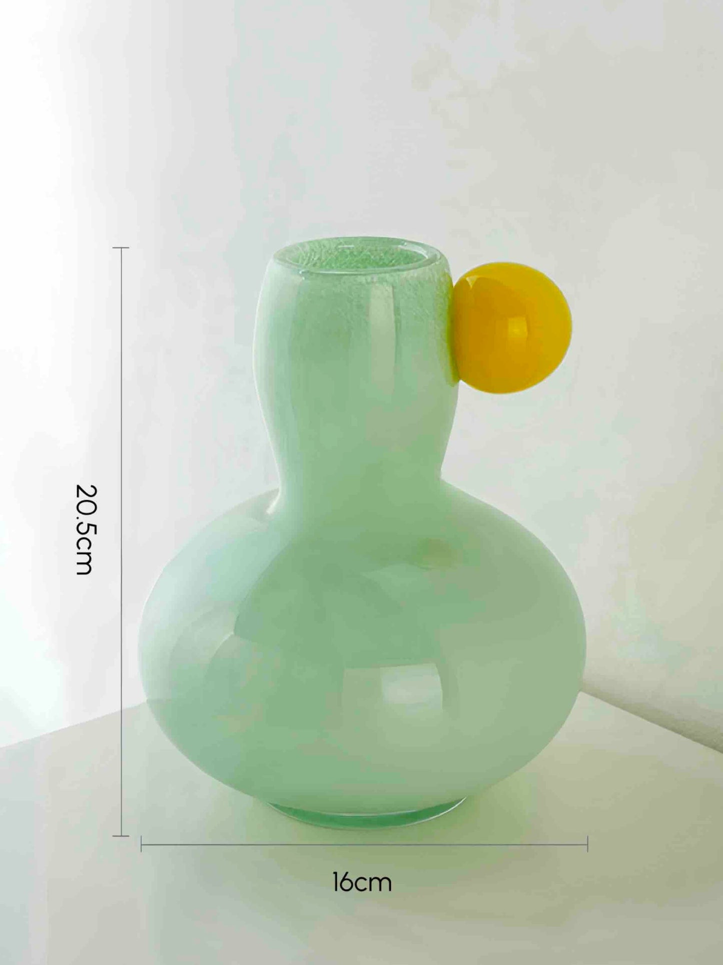Jelly Bean Bud Vase – Handblown Dopamine Glass Centerpiece