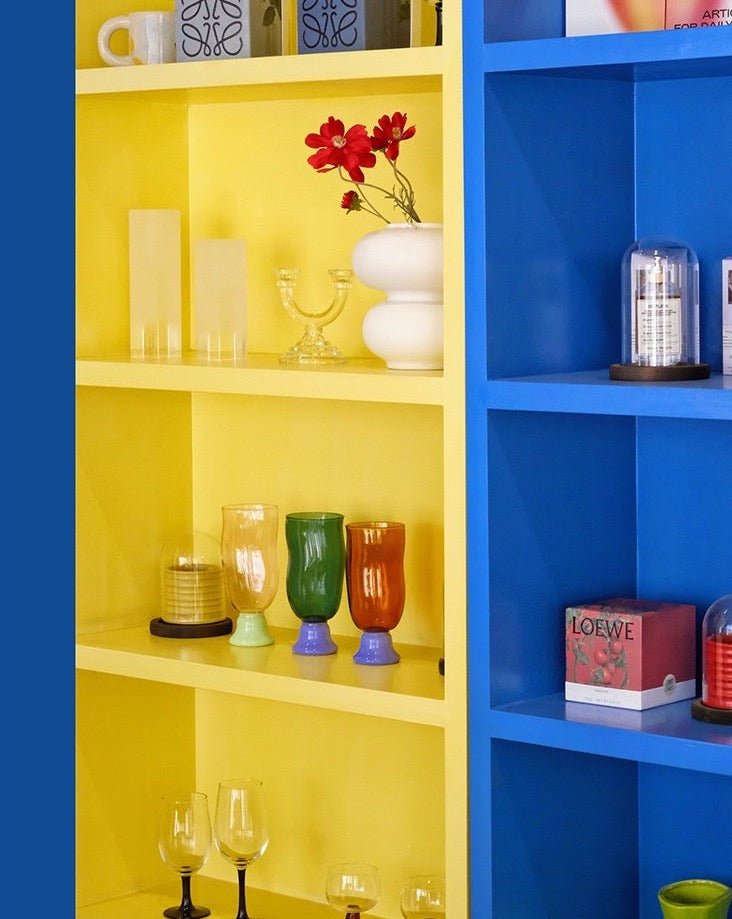 Wavy Beer Glass — Handmade Borosilicate Glass