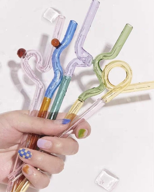 Jelly Bean Wine Glass – Handblown Whimsical Dopamine Cocktail Coupe