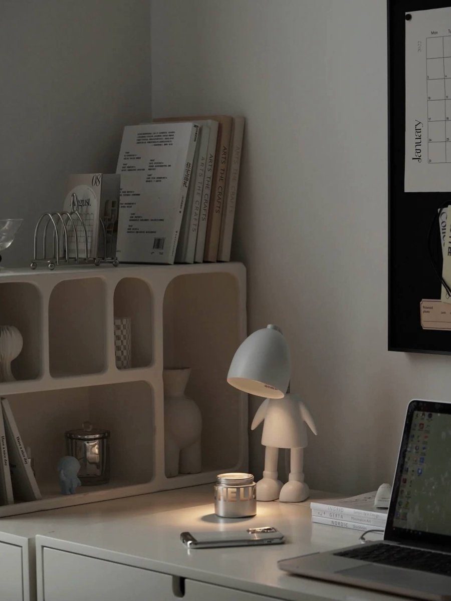 Lil Robot Candle Warmer Lamp – Electric Dimmable Lamp for Large Candles