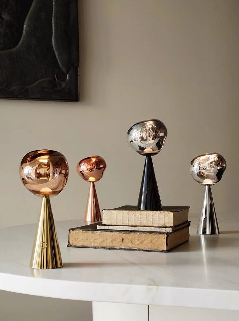 Melt Portable LED Table Lamp – Modern Nordic Dimmable Bedside Light