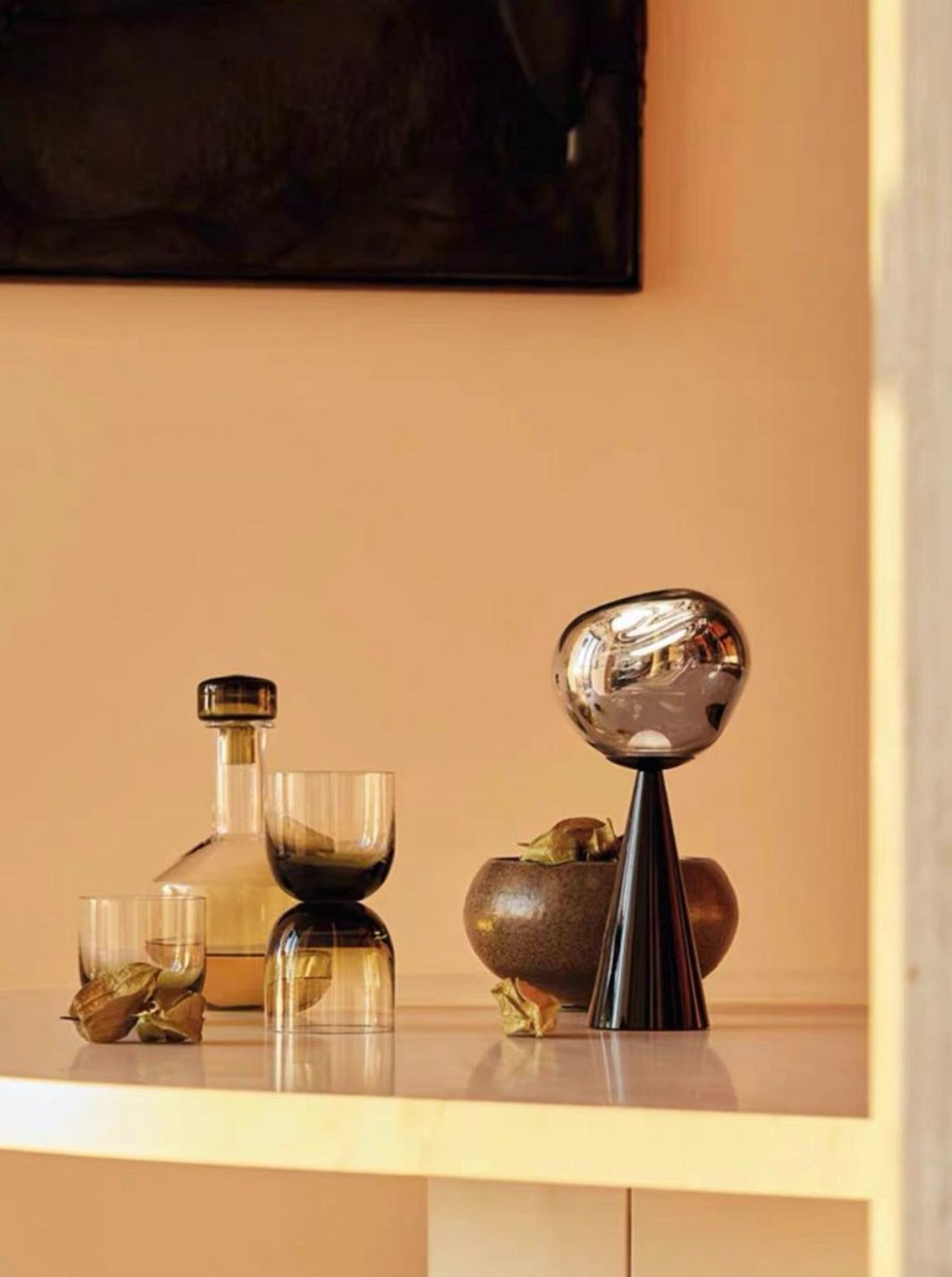 Melt Portable LED Table Lamp – Modern Nordic Dimmable Bedside Light