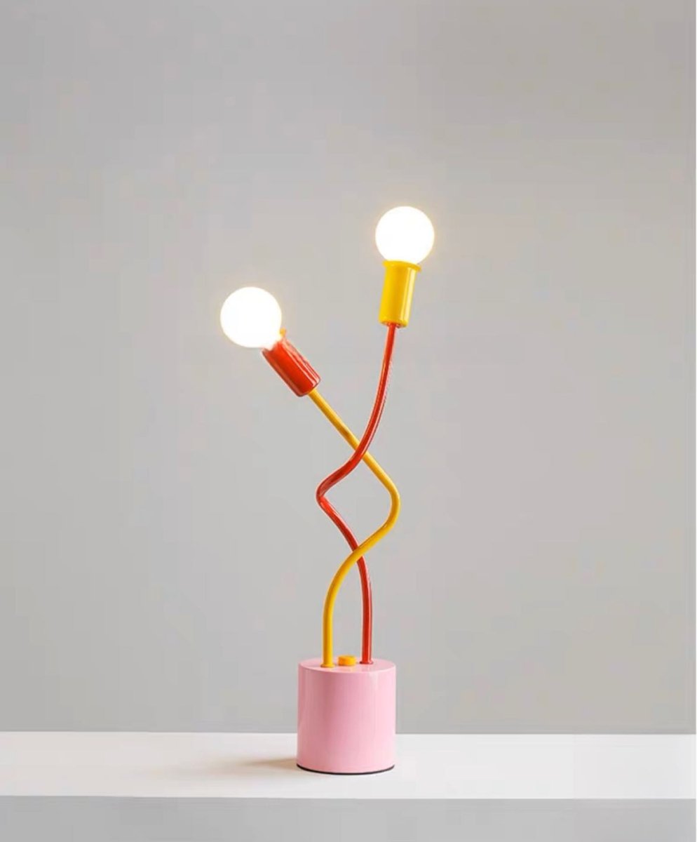 Memphis Sprout Table Lamp — Colorful Dopamine Decor