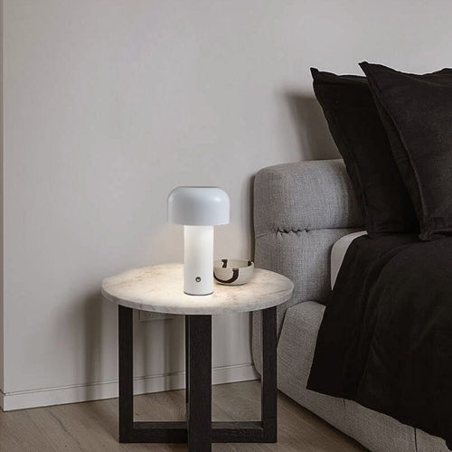 Mushroom Bedside Lamp – Portable LED Bellhop Table Light