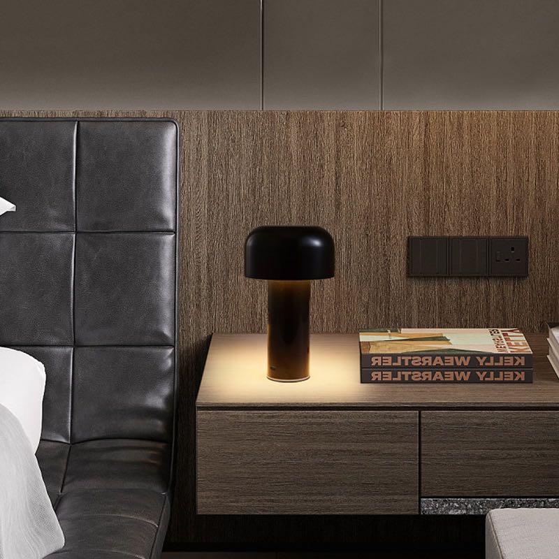 Mushroom Bedside Lamp – Portable LED Bellhop Table Light
