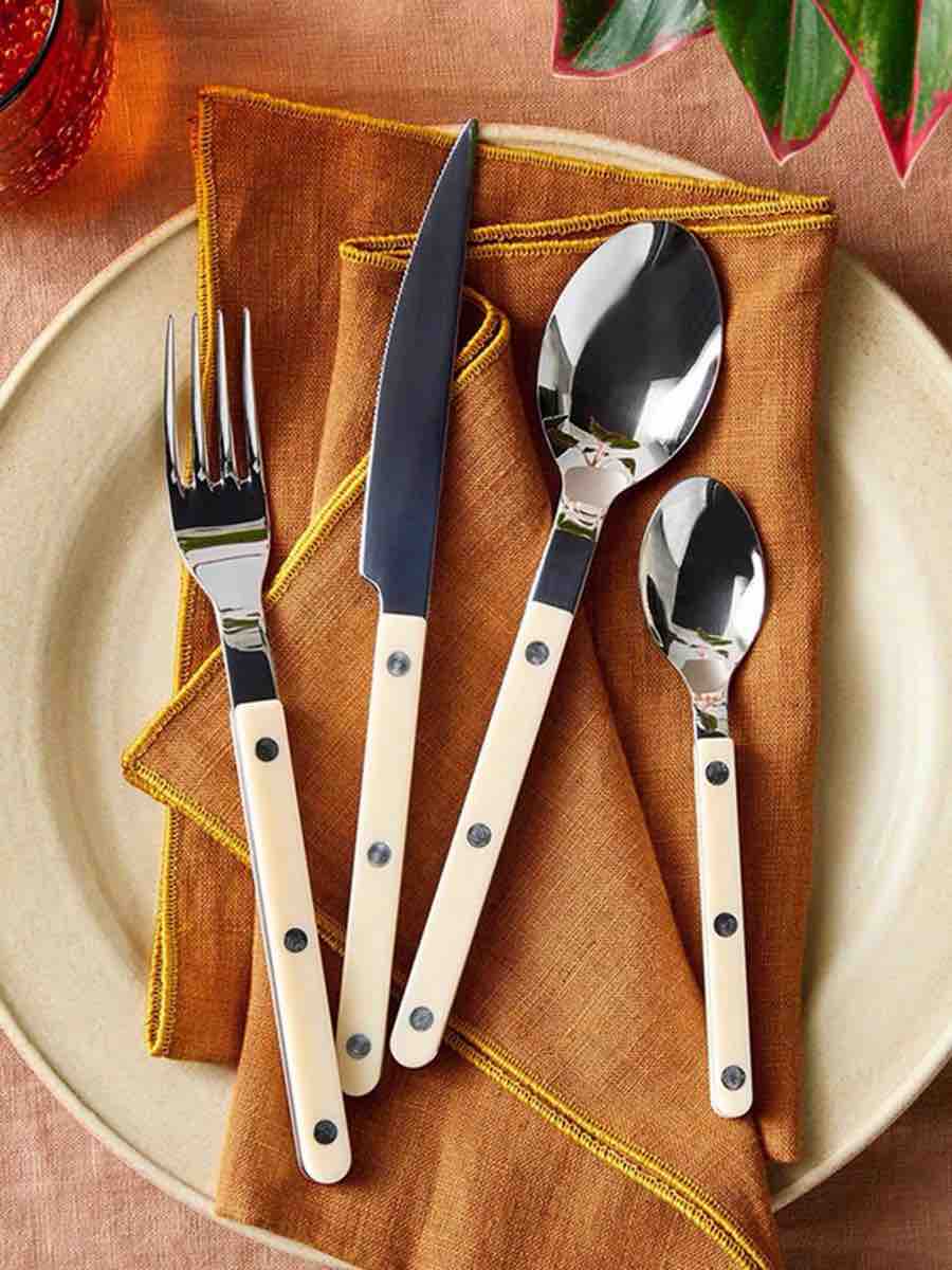Nordic Bistrot Flatware Set (8 pcs) – Modern Stainless Steel Cutlery