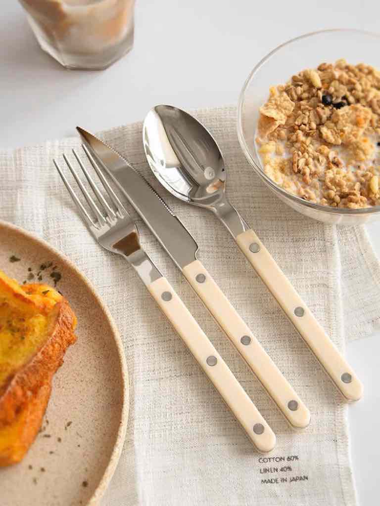 Nordic Bistrot Flatware Set (8 pcs) – Modern Stainless Steel Cutlery