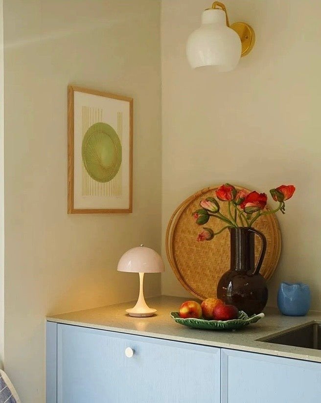 Nordic Panthella Portable Lamp – Minimalist Dimmable Table Light