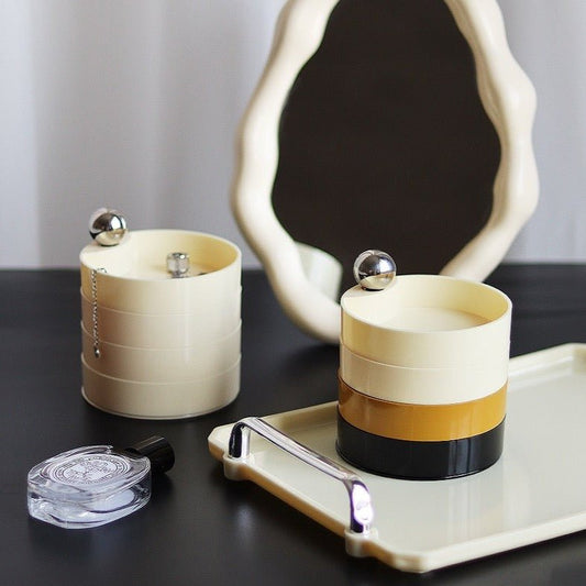 Nordic Revolving Storage Box – Minimalist Accessories & Jewelry Organizer