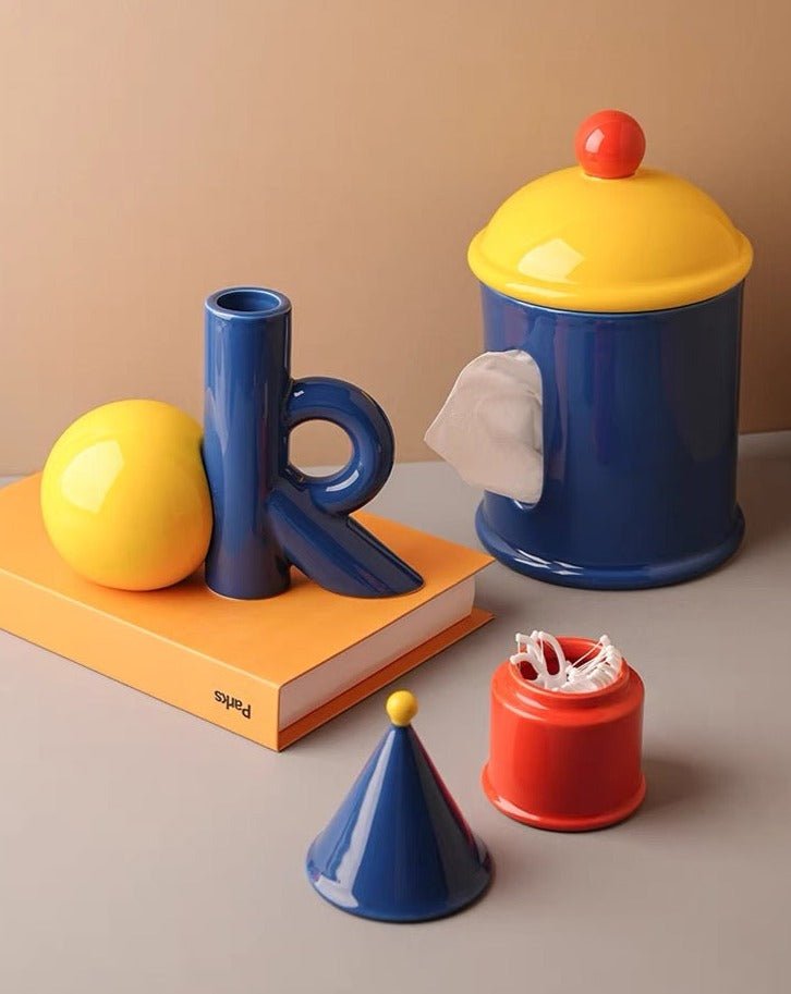 OK Ceramic Bud Vase –  Handmade Decorative Flower Vase