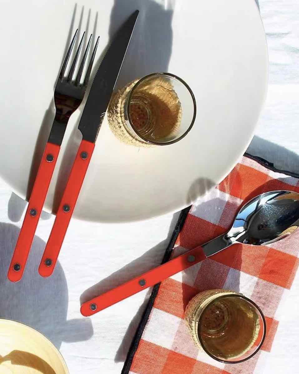 French Dopamine Flatware Set (10 pcs) – Retro Bistrot Style Cutlery