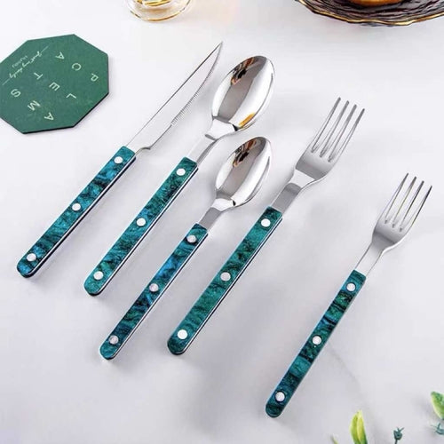 Set of 10 Modern French Flatware – Bistrot Style Cutlery