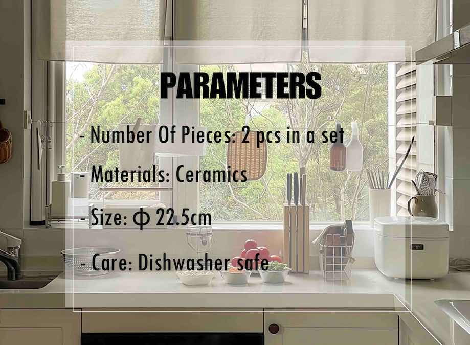 Set of 2 Cloud Ceramic Dinner Plates – Whimsical Handmade Tableware