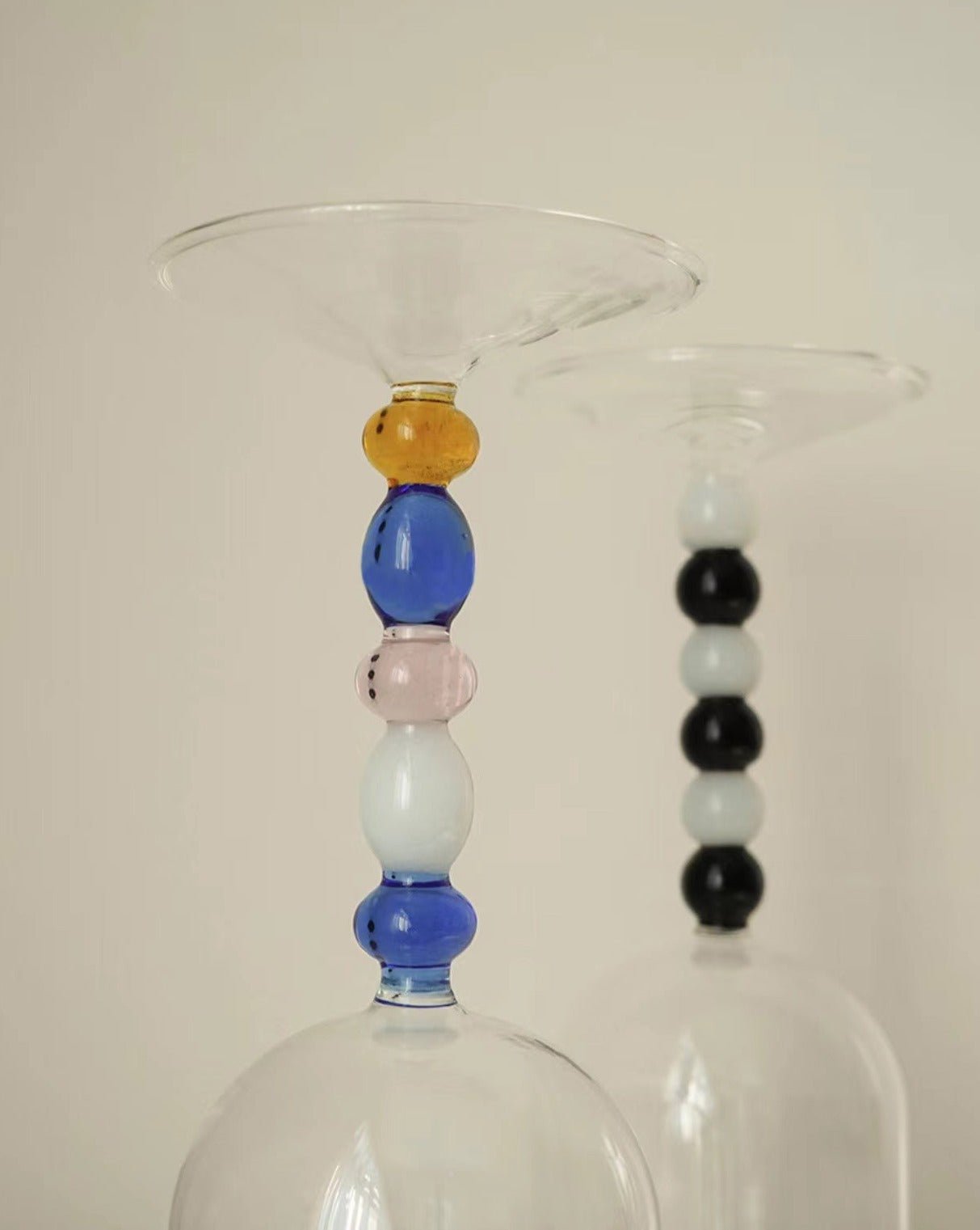 Gemstone Bordeaux Wine Glasses — Set of 2 (Handblown)