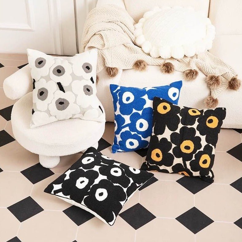 Whimsical Sunflower Throw Pillowcase – Cute Decorative Cushion Cover