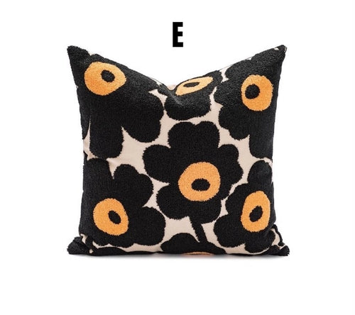 Whimsical Sunflower Throw Pillowcase – Cute Decorative Cushion Cover