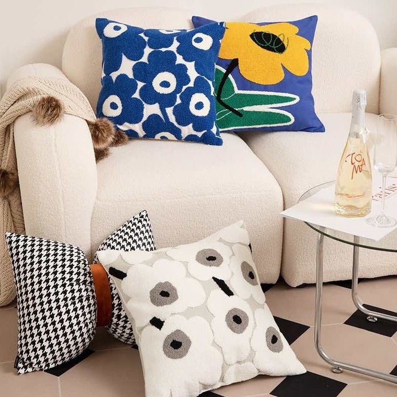 Whimsical Sunflower Throw Pillowcase – Cute Decorative Cushion Cover