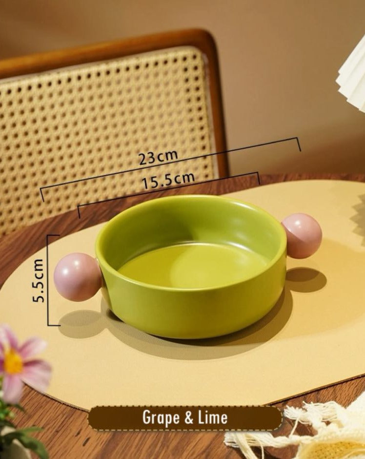 Gelato Ceramic Pasta Bowl – Whimsical Dopamine Dinnerware