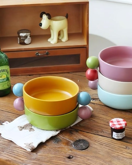 Gelato Ceramic Pasta Bowl – Whimsical Dopamine Dinnerware