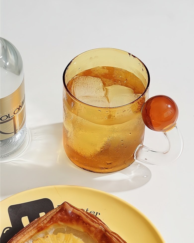 Handblown Lollipop Mugs – Whimsical Dopamine Glass Drinkware