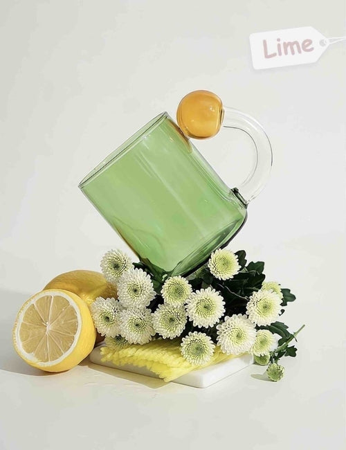 Handblown Lollipop Mugs – Whimsical Dopamine Glass Drinkware