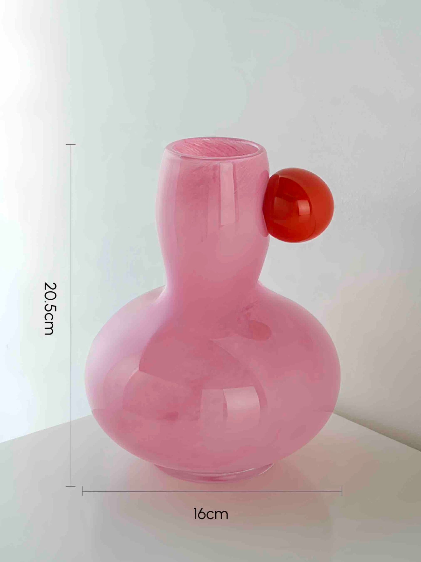 Jelly Bean Bud Vase – Handblown Dopamine Glass Centerpiece