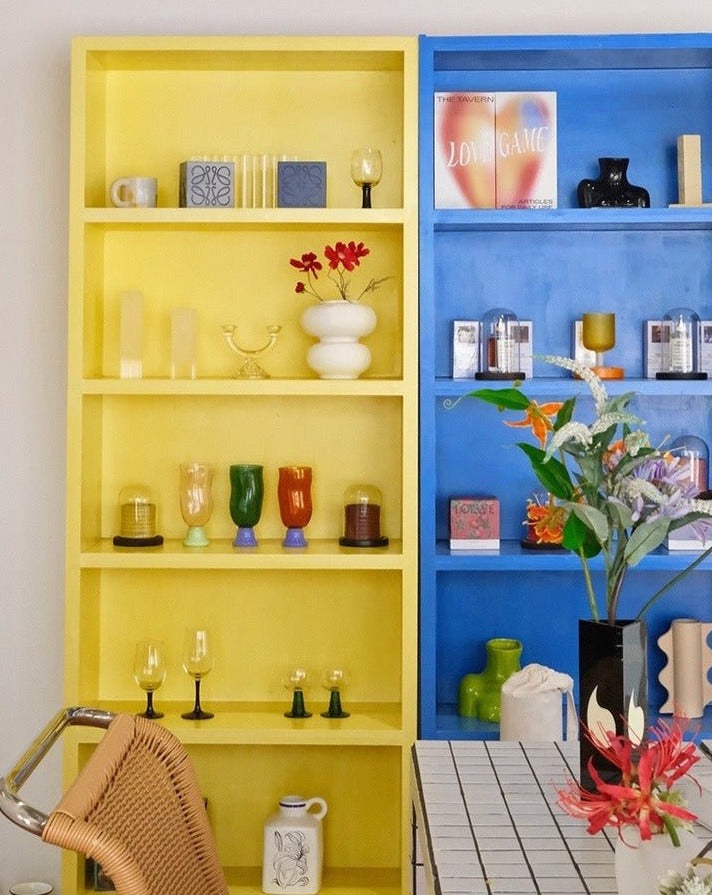 Wavy Beer Glass — Handmade Borosilicate Glass