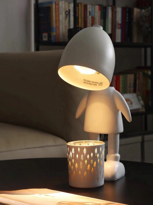 Lil Robot Candle Warmer Lamp – Electric Dimmable Lamp for Large Candles