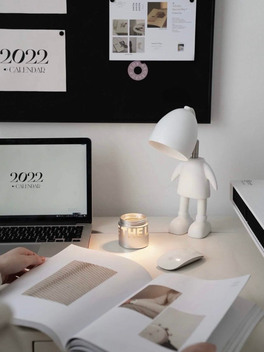 Lil Robot Candle Warmer Lamp – Electric Dimmable Lamp for Large Candles