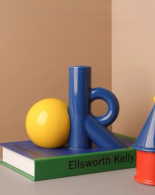 OK Ceramic Bud Vase –  Handmade Decorative Flower Vase