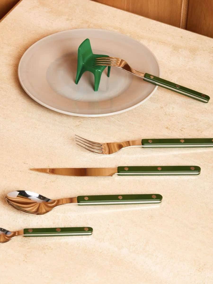 French Dopamine Flatware Set (10 pcs) – Retro Bistrot Style Cutlery