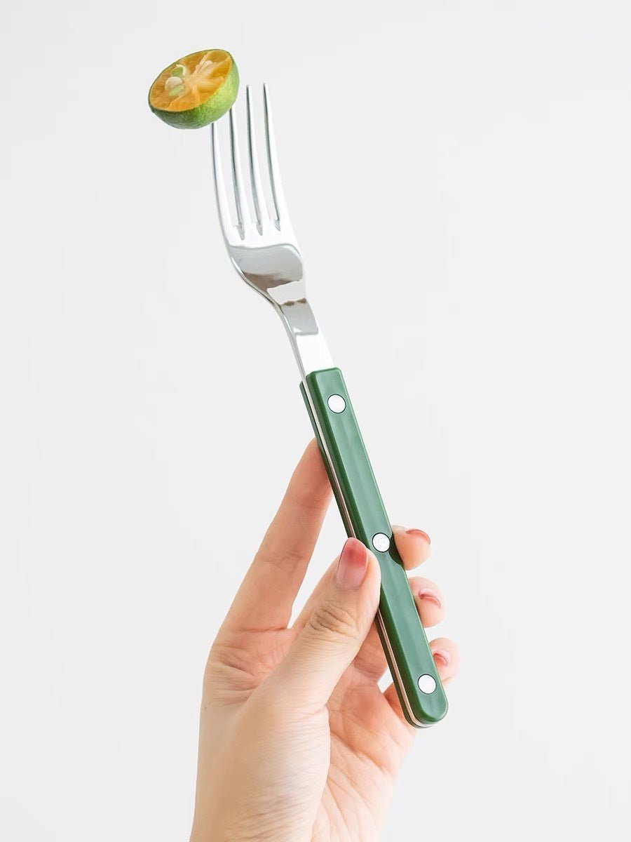 French Dopamine Flatware Set (10 pcs) – Retro Bistrot Style Cutlery