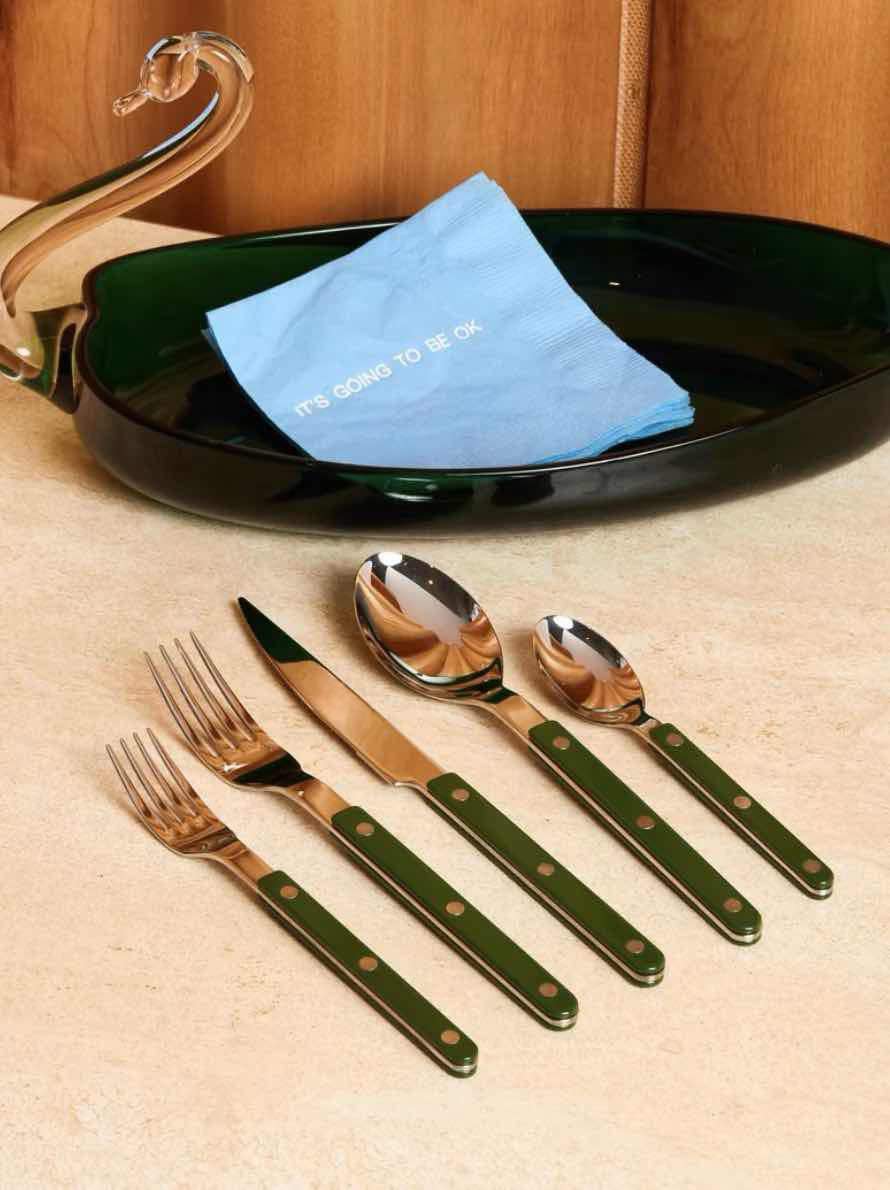 French Dopamine Flatware Set (10 pcs) – Retro Bistrot Style Cutlery