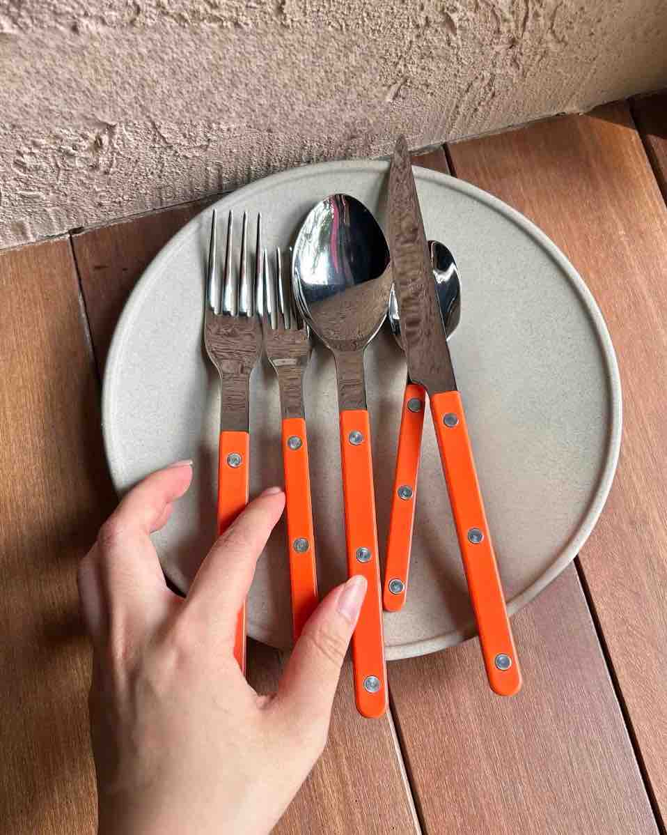 French Dopamine Flatware Set (10 pcs) – Retro Bistrot Style Cutlery