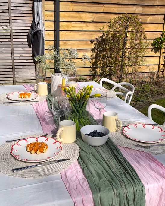 Set of 2 Cloud Ceramic Dinner Plates – Whimsical Handmade Tableware