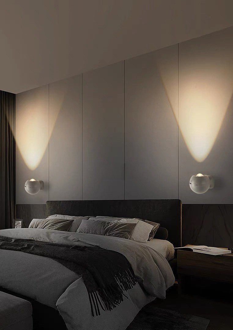 Space Age Motion Sensor Night Light – Punch-Free Wall Accent & Portable LED Lamp