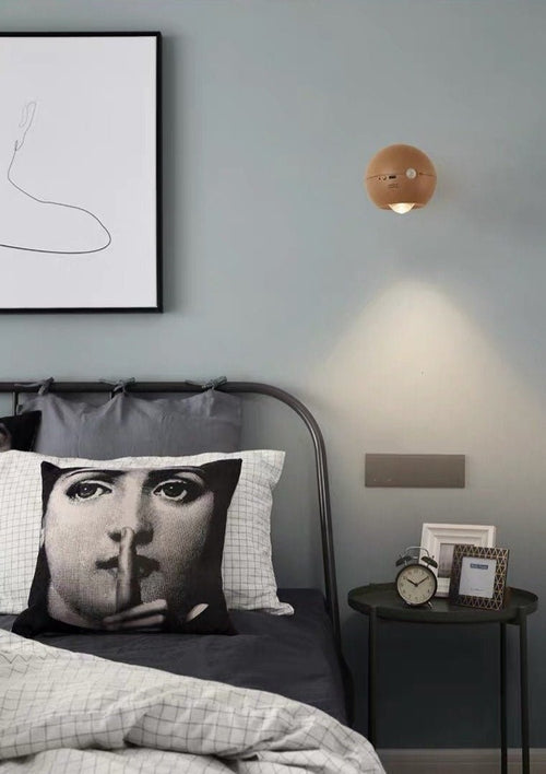 Space Age Motion Sensor Night Light – Punch-Free Wall Accent & Portable LED Lamp