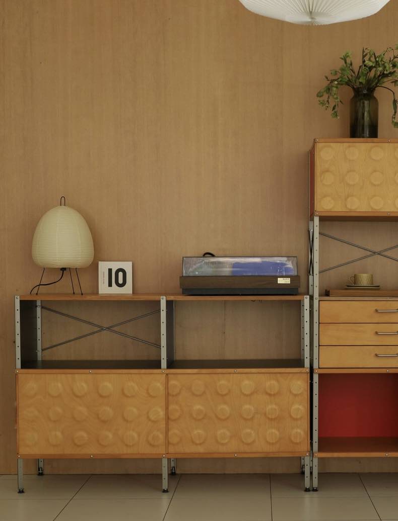 Wabi Sabi Table Lamp – Handmade Japanese Paper Lantern with Bamboo